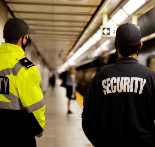 Security gaurd in uniform